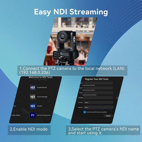 Tenveo Two-Camera 30x PTZ NDI Kit – view 4
