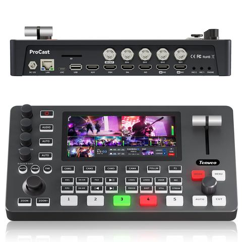Tenveo PC500 4K60 HDMI & SDI Video Switcher