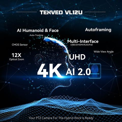 Tenveo VLoop VL12U 4K Conference PTZ Camera – view 2