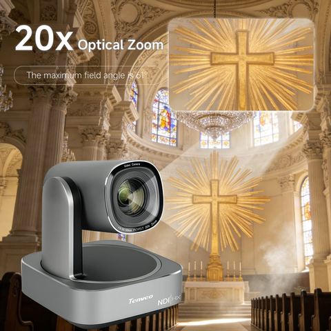Tenveo VL20N Zoom-Certified PTZ Camera – view 2
