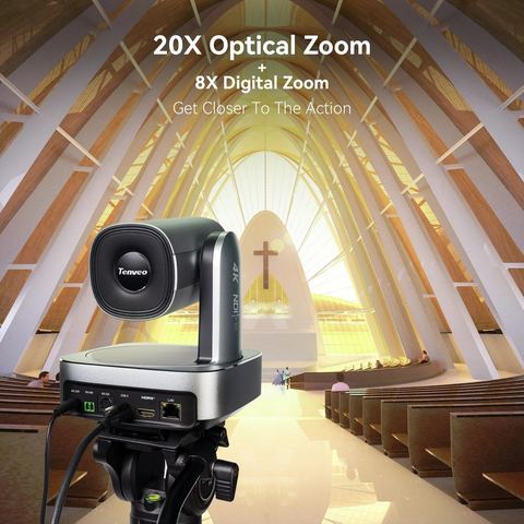 Tenveo VL20U 4K AI Tracking PTZ Camera – view 4